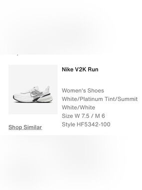 Nike V2K Run Shoes